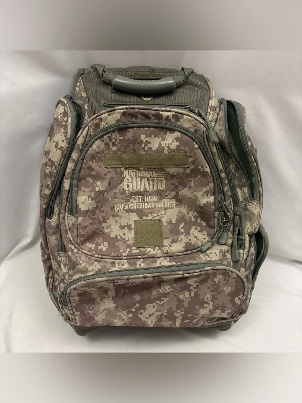 National Guard Tactical Camo Back Pack Camping Hiking Bag Multi Pocket Tactical